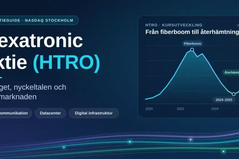 Hexatronic aktie (HTRO) – bolaget, nyckeltalen och fibermarknaden