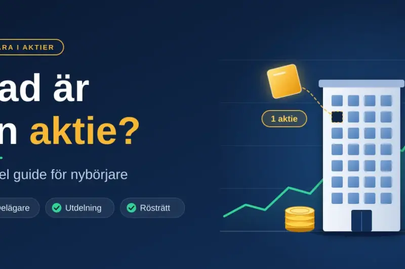 Vad är en aktie? Enkel guide för nybörjare